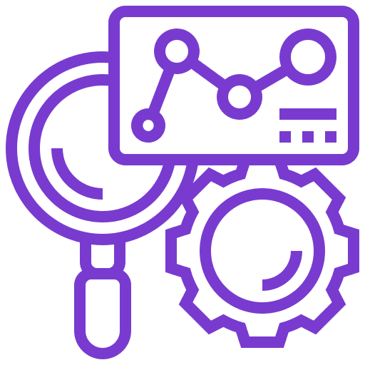 Ícone diagnóstico completo da empresa