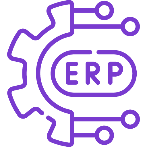 Ícone terceiro passo: ERP