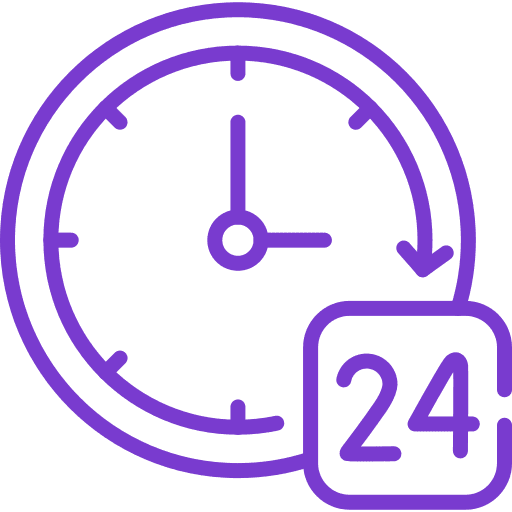 Ícone atendimento 24hrs