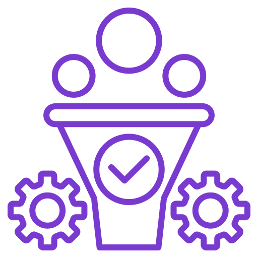 Ícone Controle seu processo de vendas